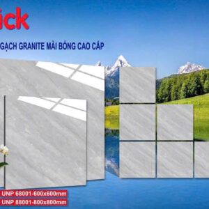 Gạch lát nền kích thước 60x60 và 80x80 mã 68001