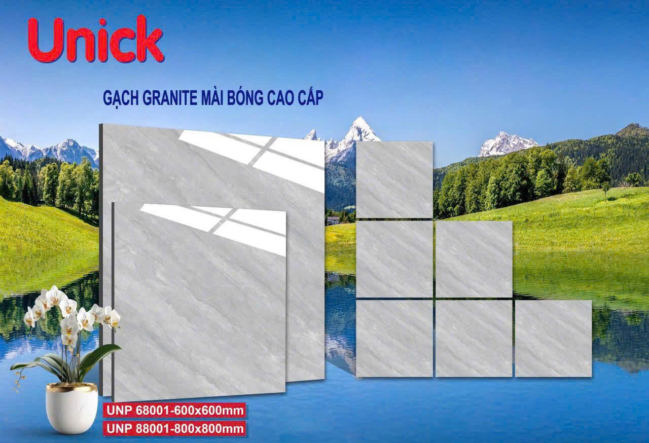 Gạch lát nền kích thước 60x60 và 80x80 mã 68001