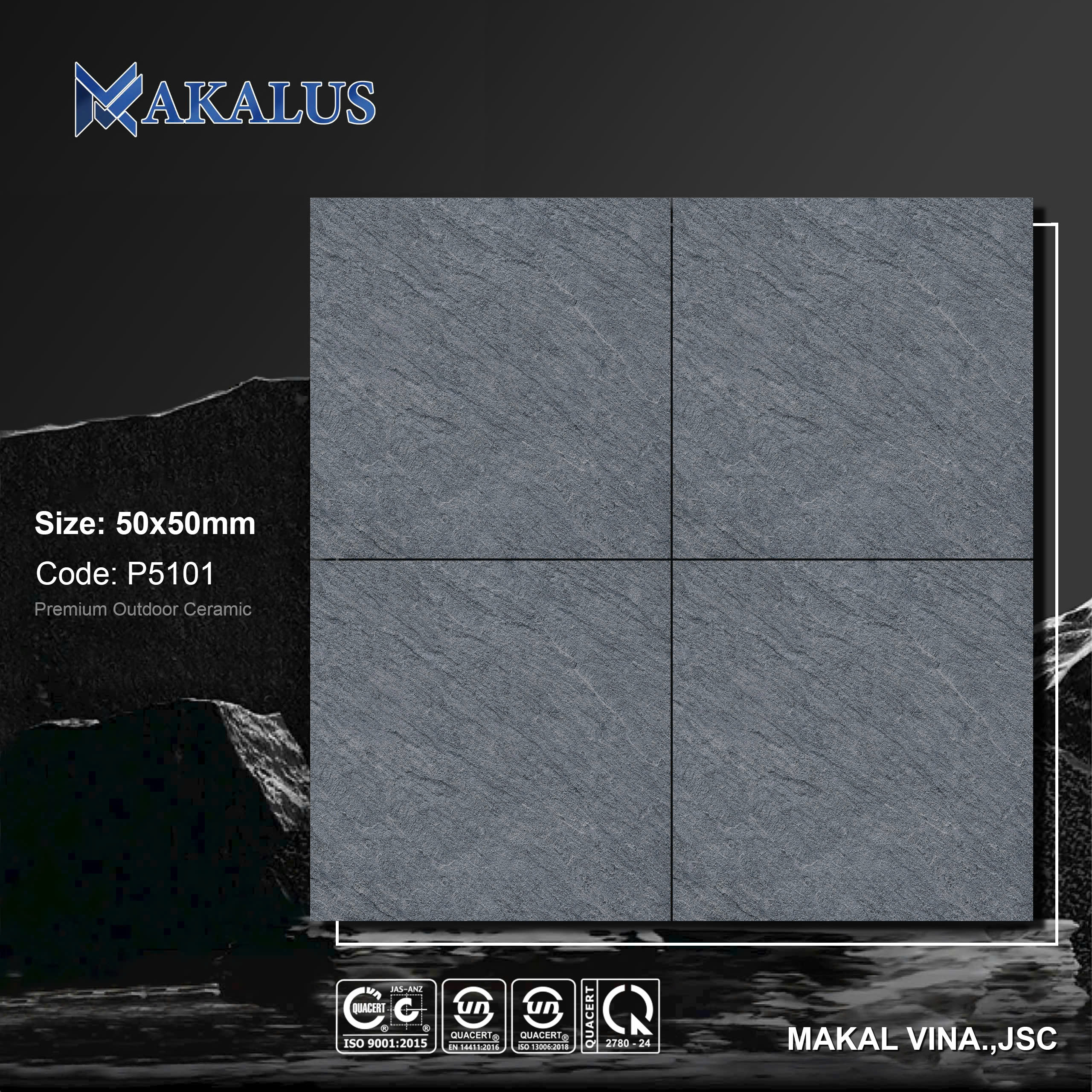 Gạch sân vườn 50x50 mã P5101