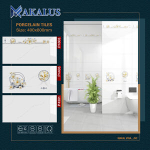 Gạch ốp tường 40x80 mã P4303 đá